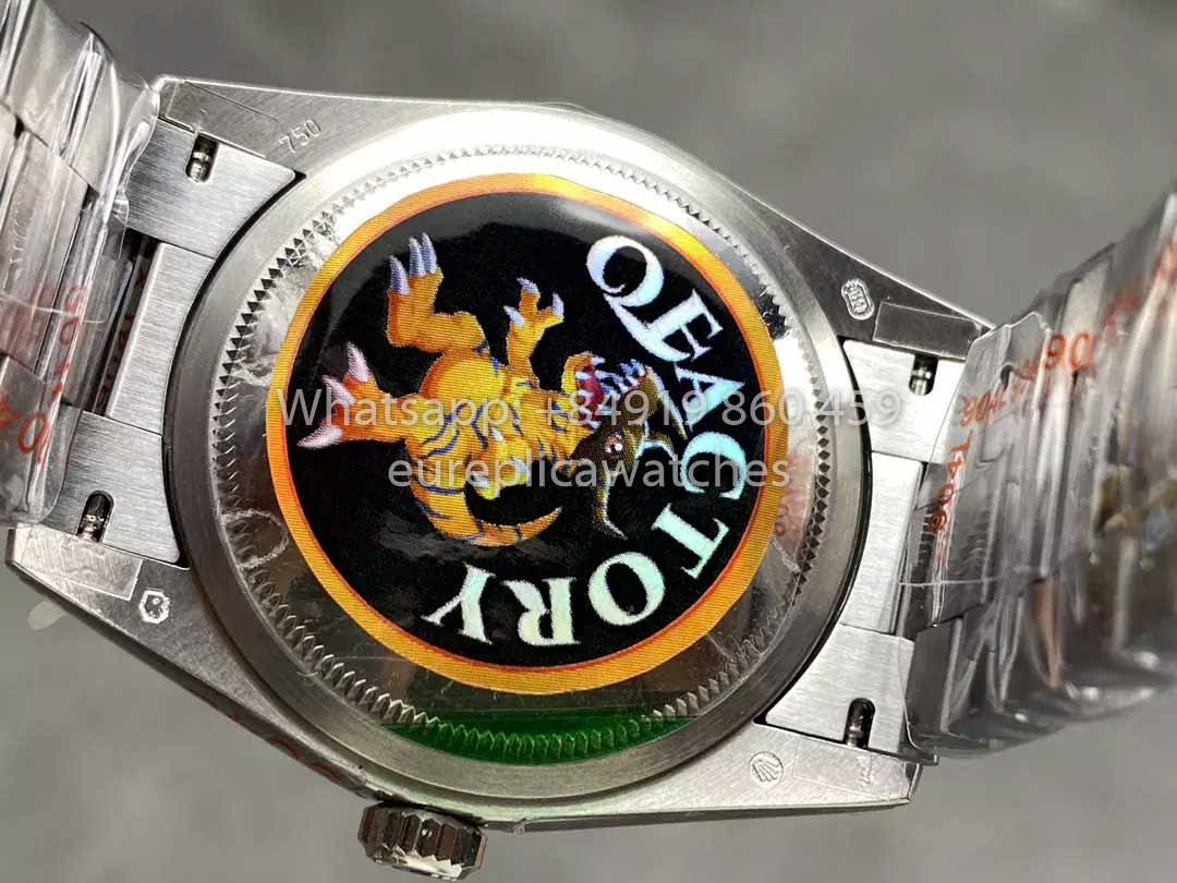 Rolex Day Date 128236 QF Factory 1:1 Meilleur clone Cadran diamant gris 36 mm