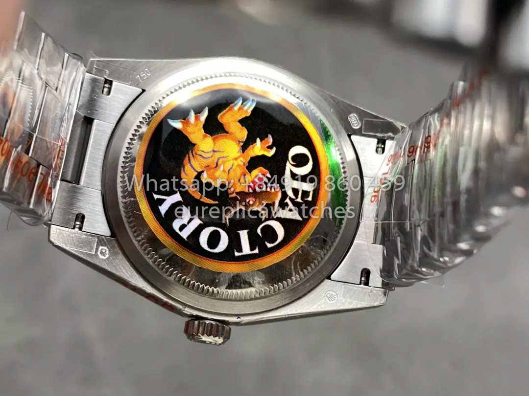 Rolex Day Date 128239-0005 QF Factory 1:1 Meilleur clone Cadran index argenté