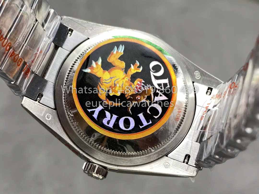 Rolex Day Date 128239 QF Factory 1:1 Bester Klon, silbernes Diamant-Zifferblatt