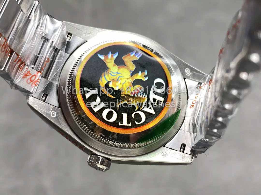 Rolex Day Date 128239 QF Factory 1:1 Meilleur clone Cadran à chiffres argentés