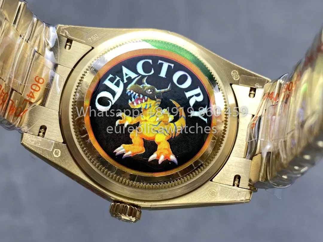 Rolex Day Date M128238-0130 128238-0130 QF Factory 1:1 Meilleur clone Cadran Vert