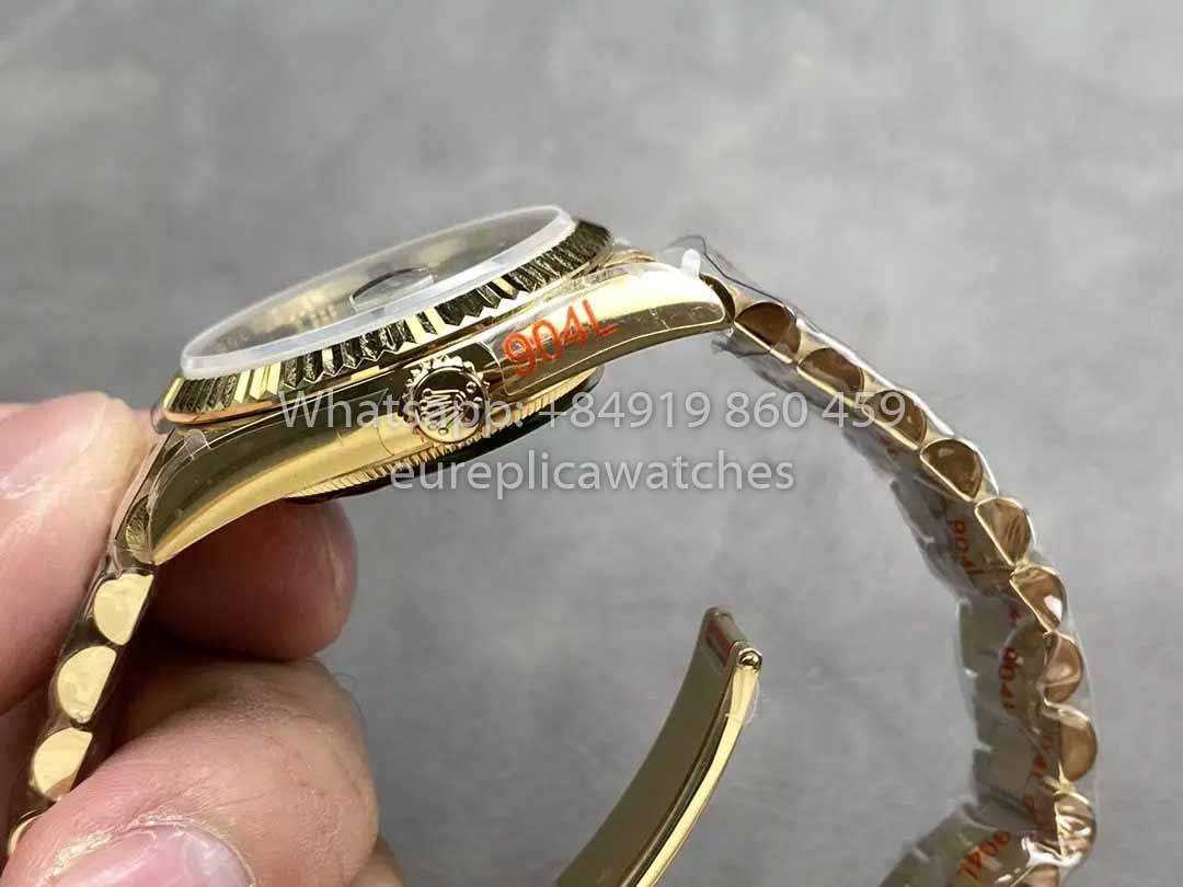 Rolex Day Date M128238 QF Factory 1:1 Meilleur clone de chiffres Cadran vert