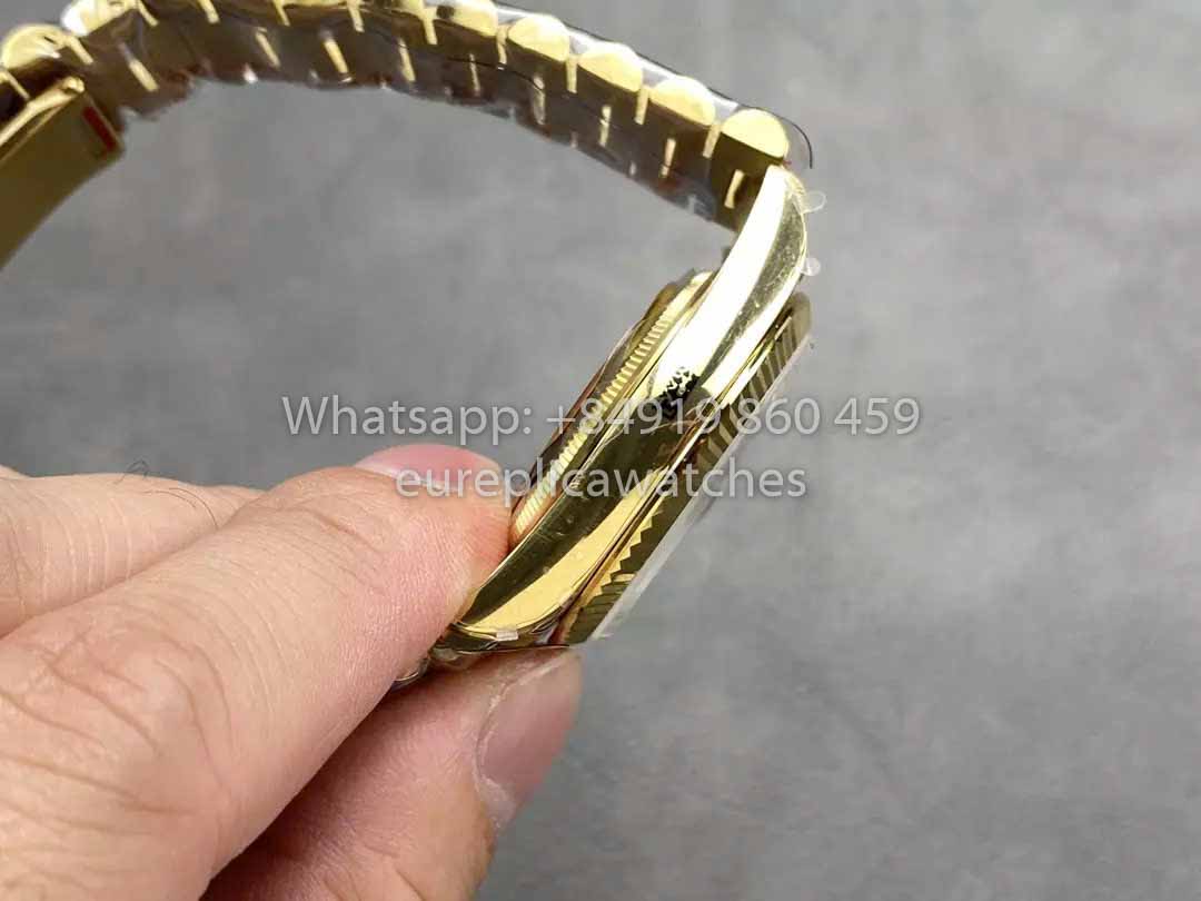 Rolex Day Date M128238 QF Factory 1:1 Meilleur clone de chiffres Cadran vert