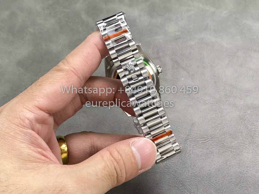 Rolex Day Date M128239-0023 128239-0023 QF Factory 1:1 Bester Klon Blaues Diamant-Zifferblatt