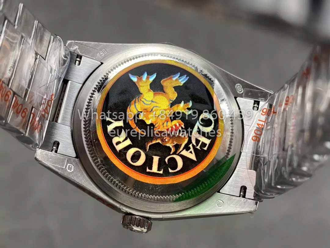 Rolex Day Date M128239-0023 128239-0023 QF Factory 1:1 Bester Klon Blaues Diamant-Zifferblatt