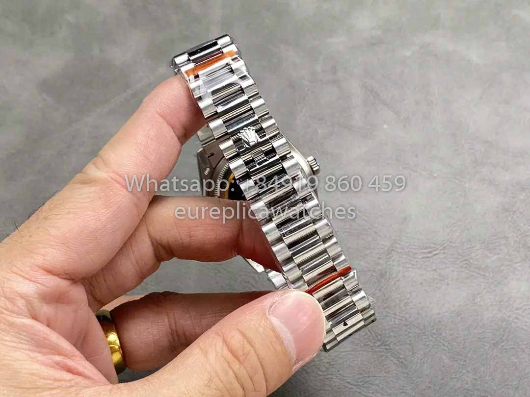 Rolex Day Date M128239 QF Factory 1:1 Meilleur clone Cadran à index bleu