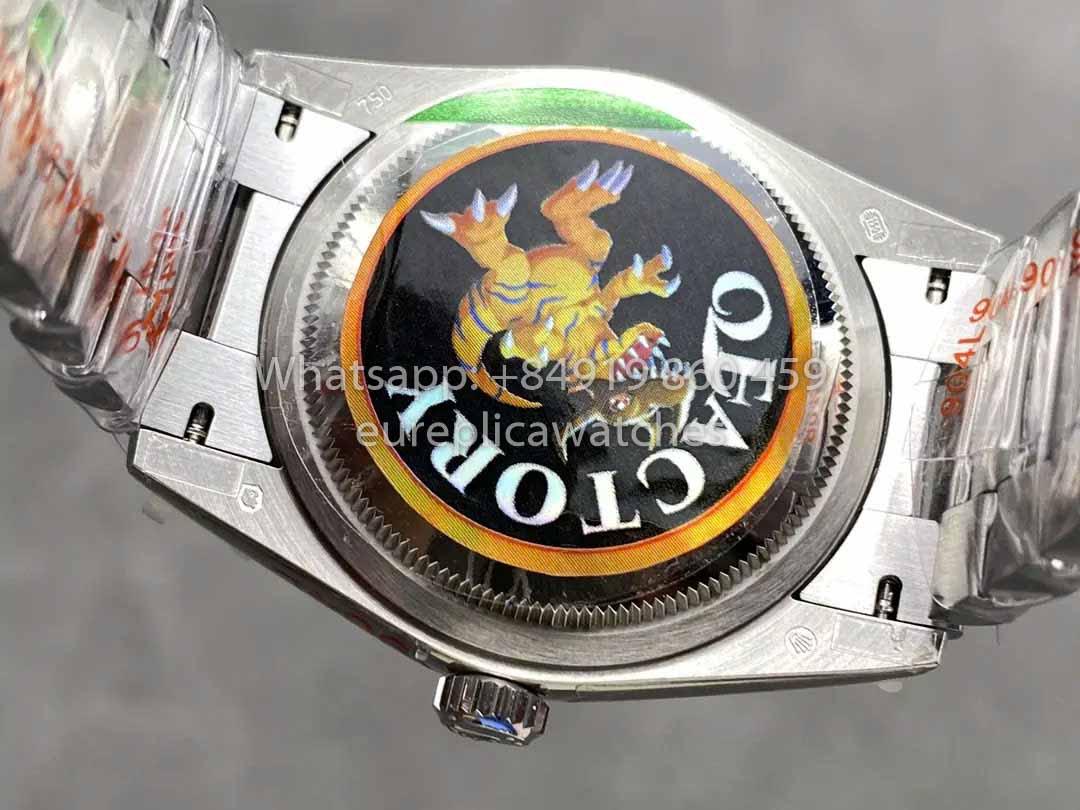 Rolex Day Date M128239 QF Factory 1:1 Meilleur clone Cadran à index bleu