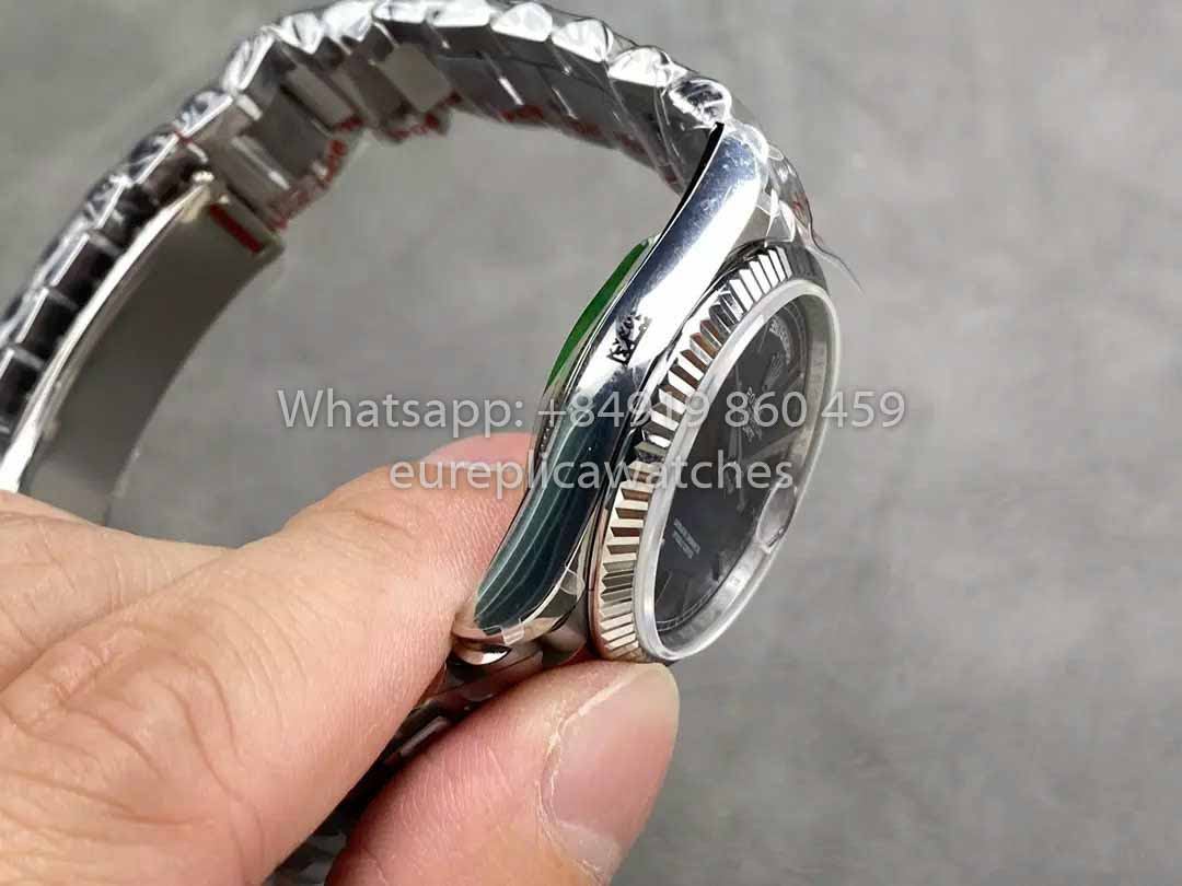 Rolex Day Date M128239 QF Factory 1:1 Meilleur clone Cadran à index bleu