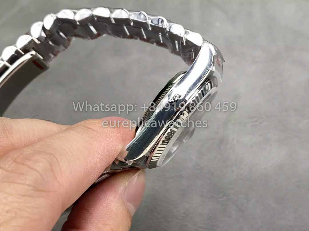 Rolex Day Date M128236 QF Factory 1:1 Meilleur clone Cadran bleu glacier 36 mm