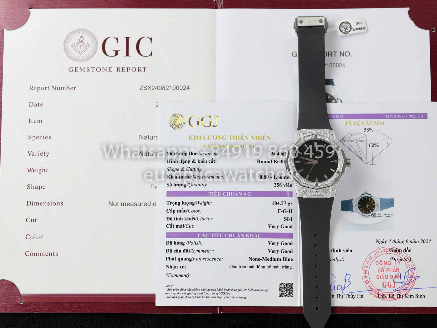 HUBLOT CLASSIC FUSION ORLINSKI 40mm Custom Moissanite Stein 1:1 Bester Klon