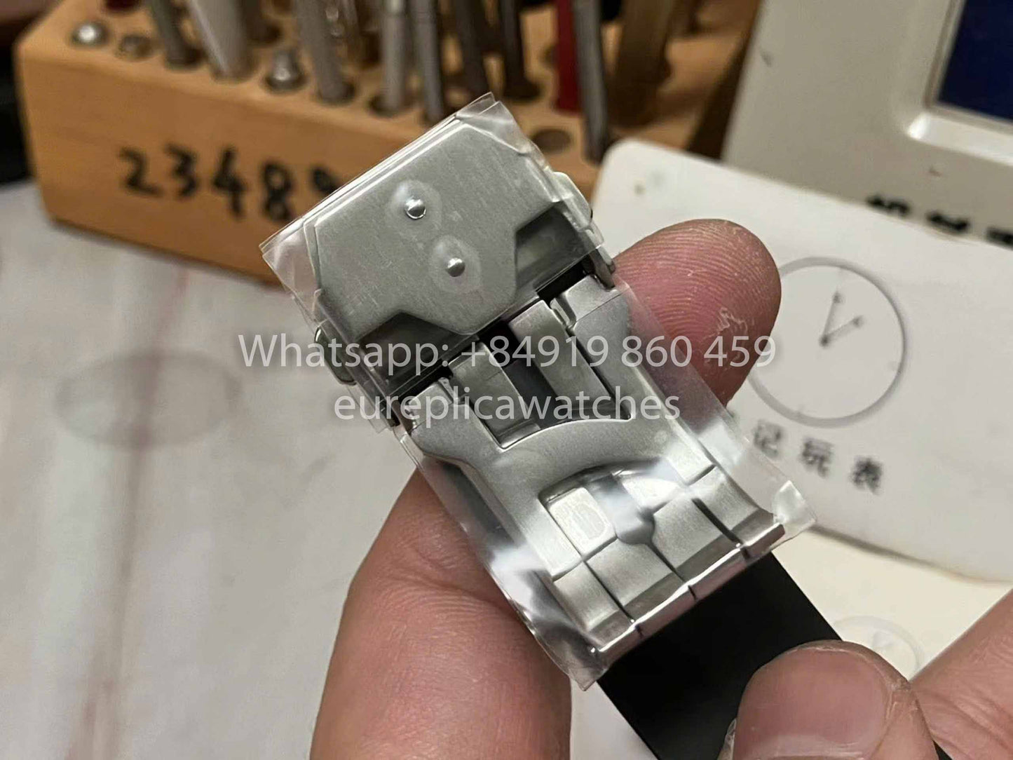 Hublot Big Bang Unico Titanium 441.NL.5171.RX 1:1 Best Edition BBF Factory Bracelet bleu Lunette en céramique 