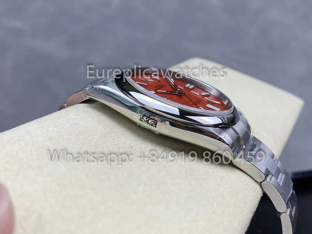 Rolex Oyster Perpetual M124300-0007 41MM 1:1 Best Clone VS Factory Red Dial