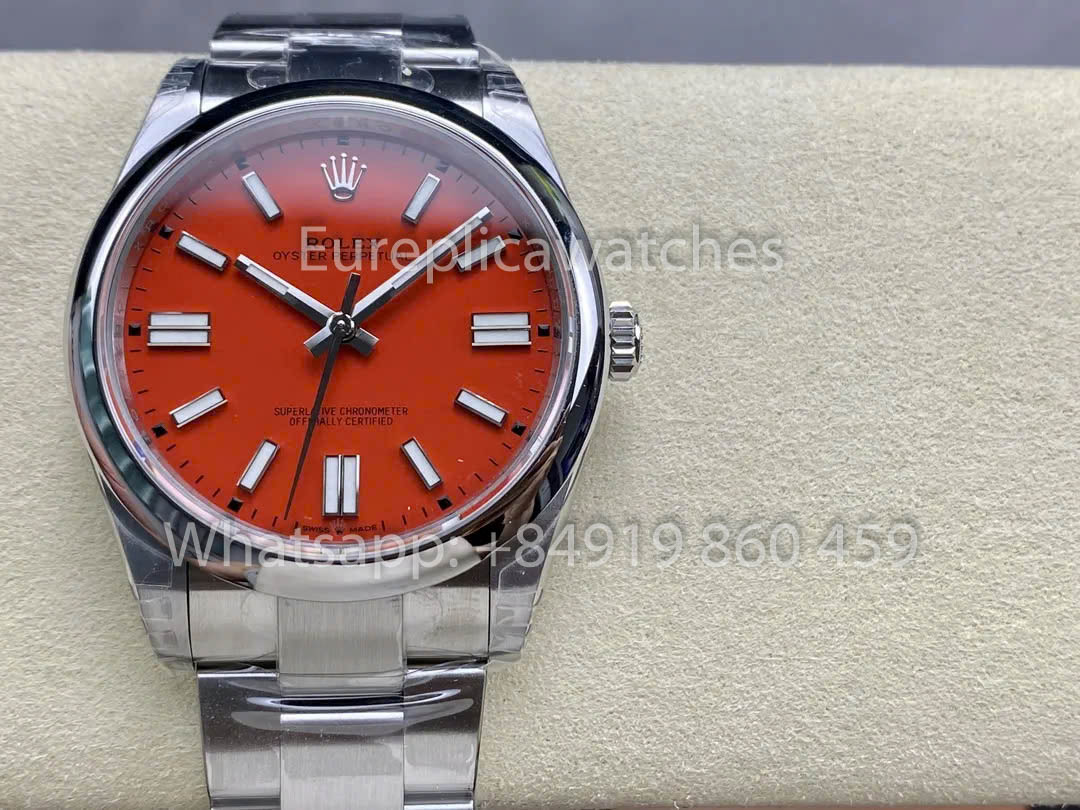Rolex Oyster Perpetual M124300-0007 41MM 1:1 Best Clone VS Factory Red Dial