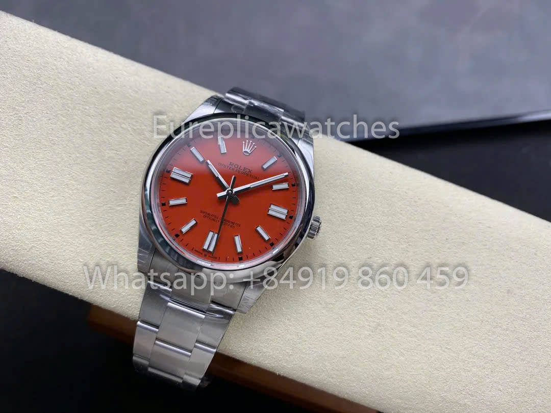 Rolex Oyster Perpetual M124300-0007 41MM 1:1 Best Clone VS Factory Red Dial