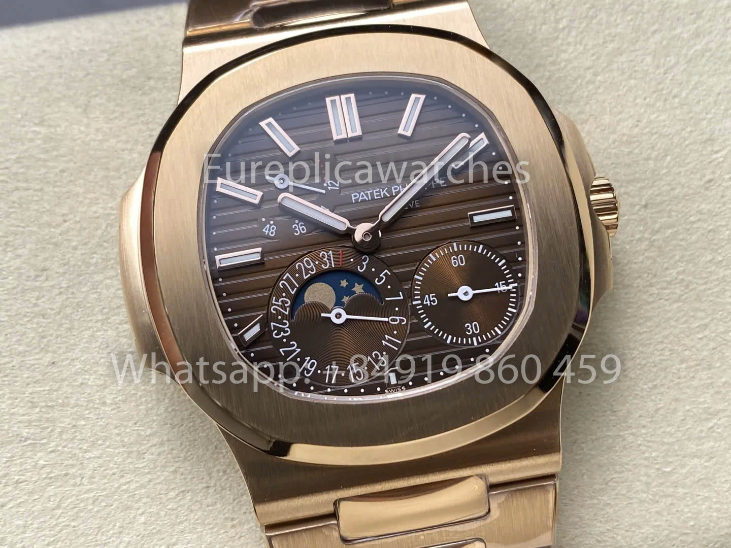 Patek Philippe Nautilus 5712/1R-001 1:1 Best Clone PPF Factory V3 Brown Dial