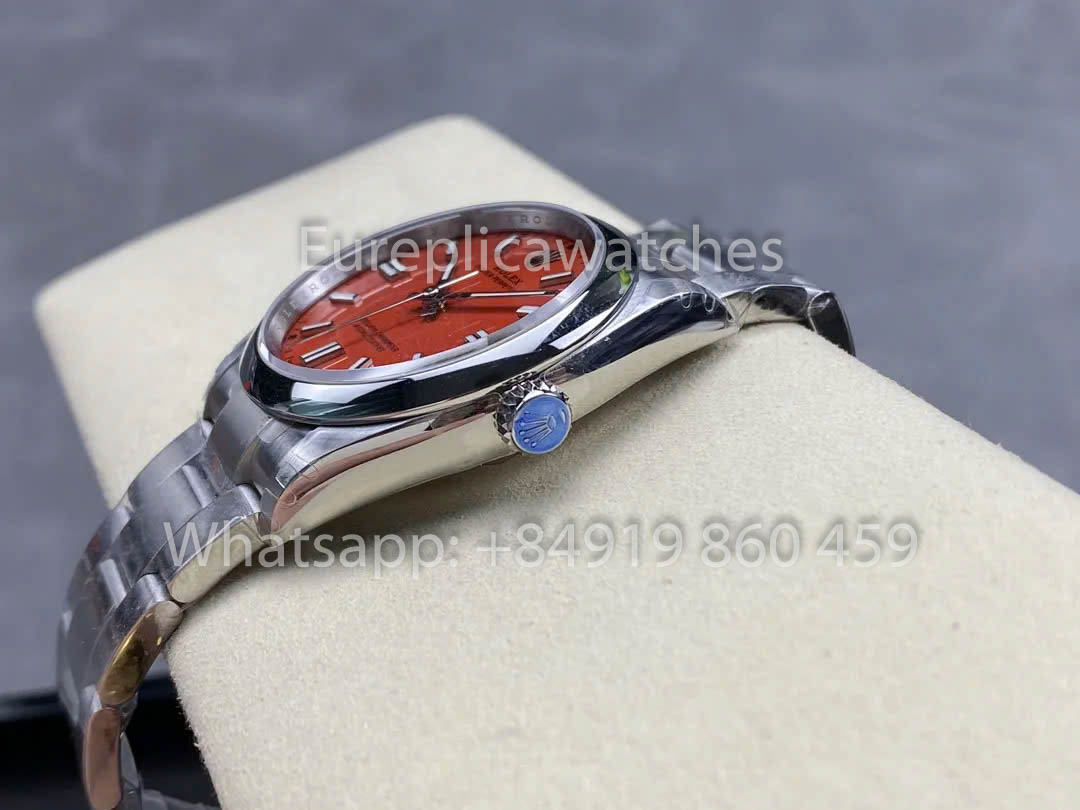 Rolex Oyster Perpetual M126000-0007 36MM 1:1 Best Clone VS Factory Red Dial