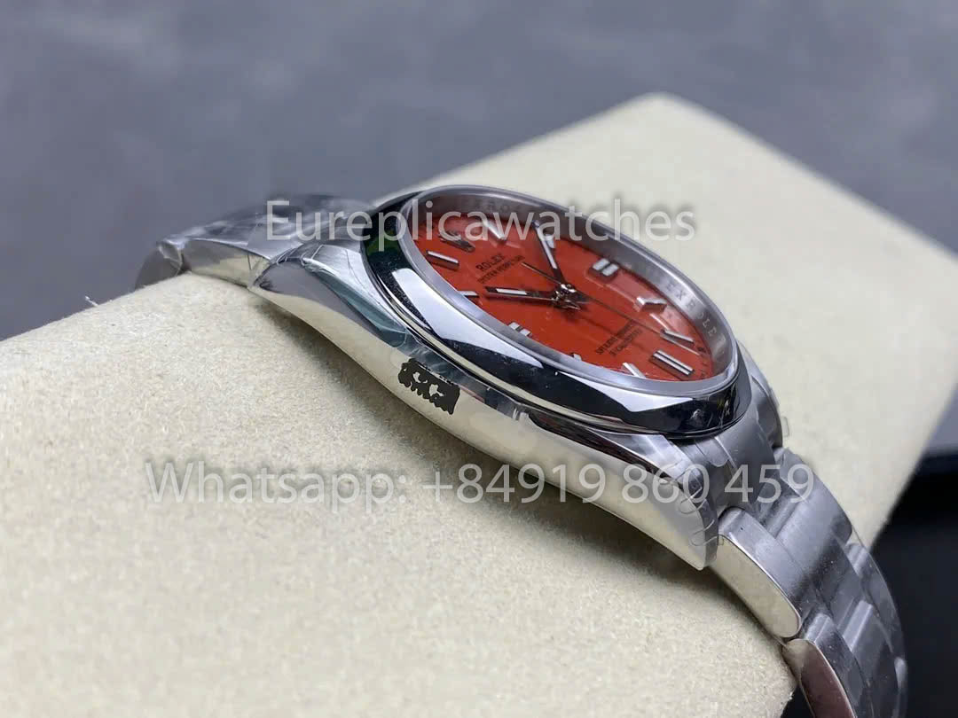 Rolex Oyster Perpetual M126000-0007 36MM 1:1 Best Clone VS Factory Red Dial