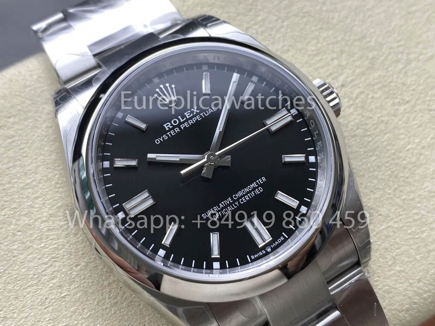 Rolex Oyster Perpetual M126000-0002 36MM 1:1 Meilleur clone VS cadran noir d'usine