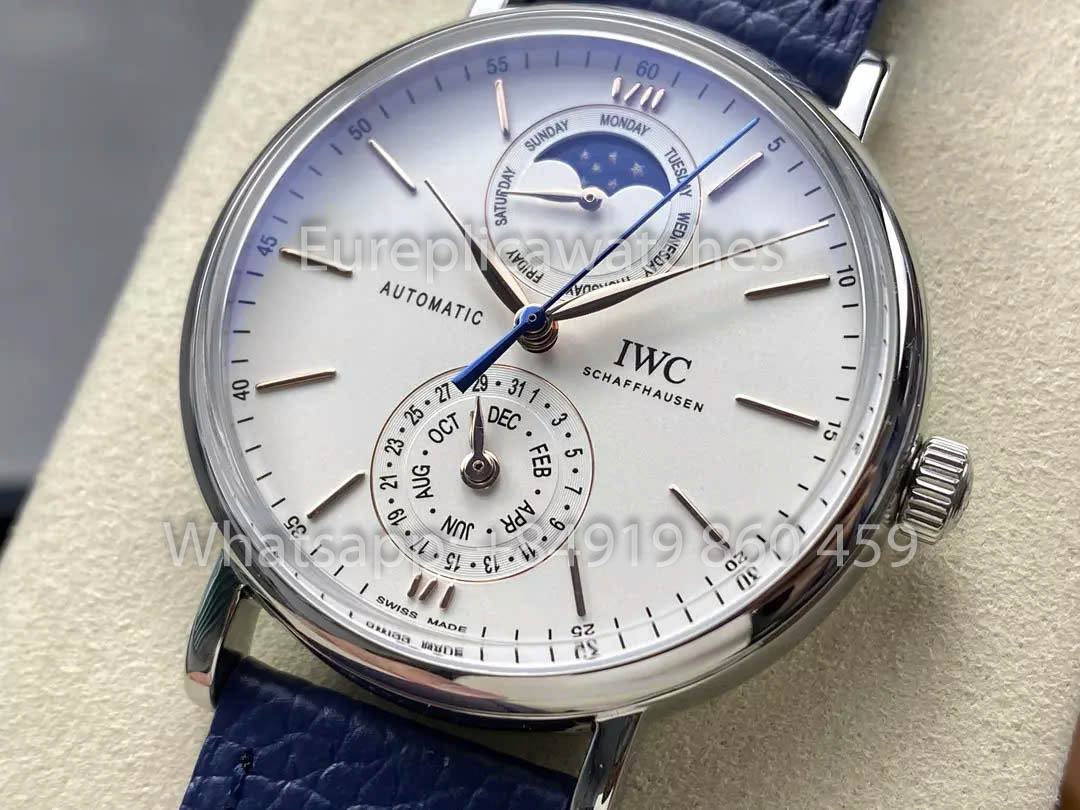 IWC Portofino IW359002 Automatikuhr 41MM 1:1 Bester Klon GR Factory blaues Armband
