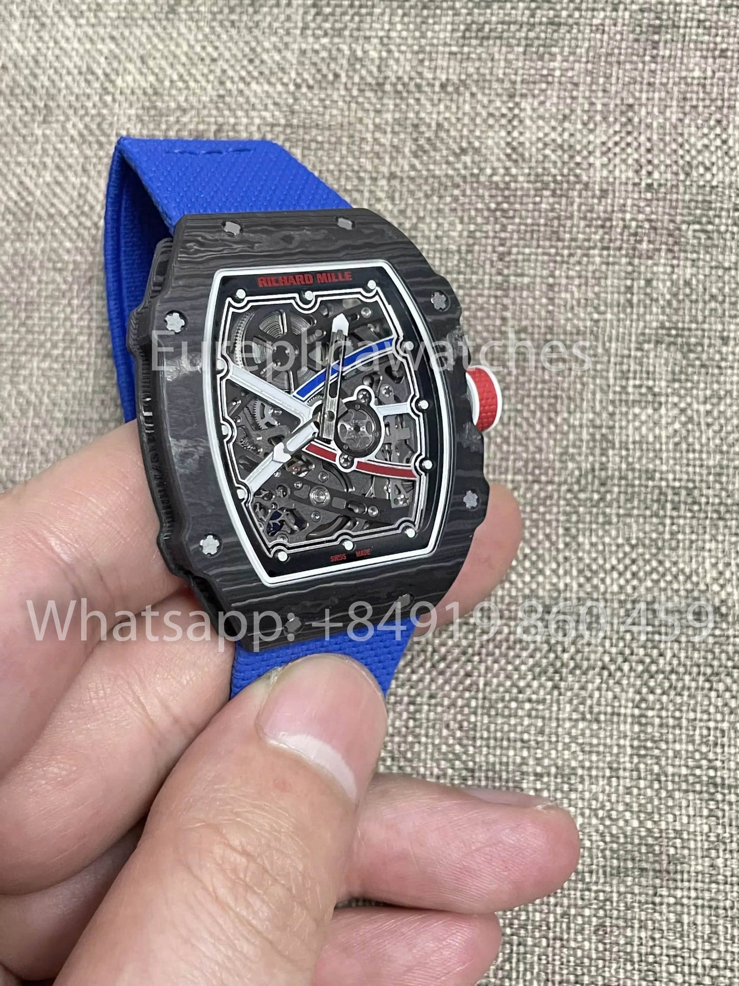 Replik Richard Mille RM67-02 Carbon NTPT Sébastien Ogier 1:1 Bester Klon V5