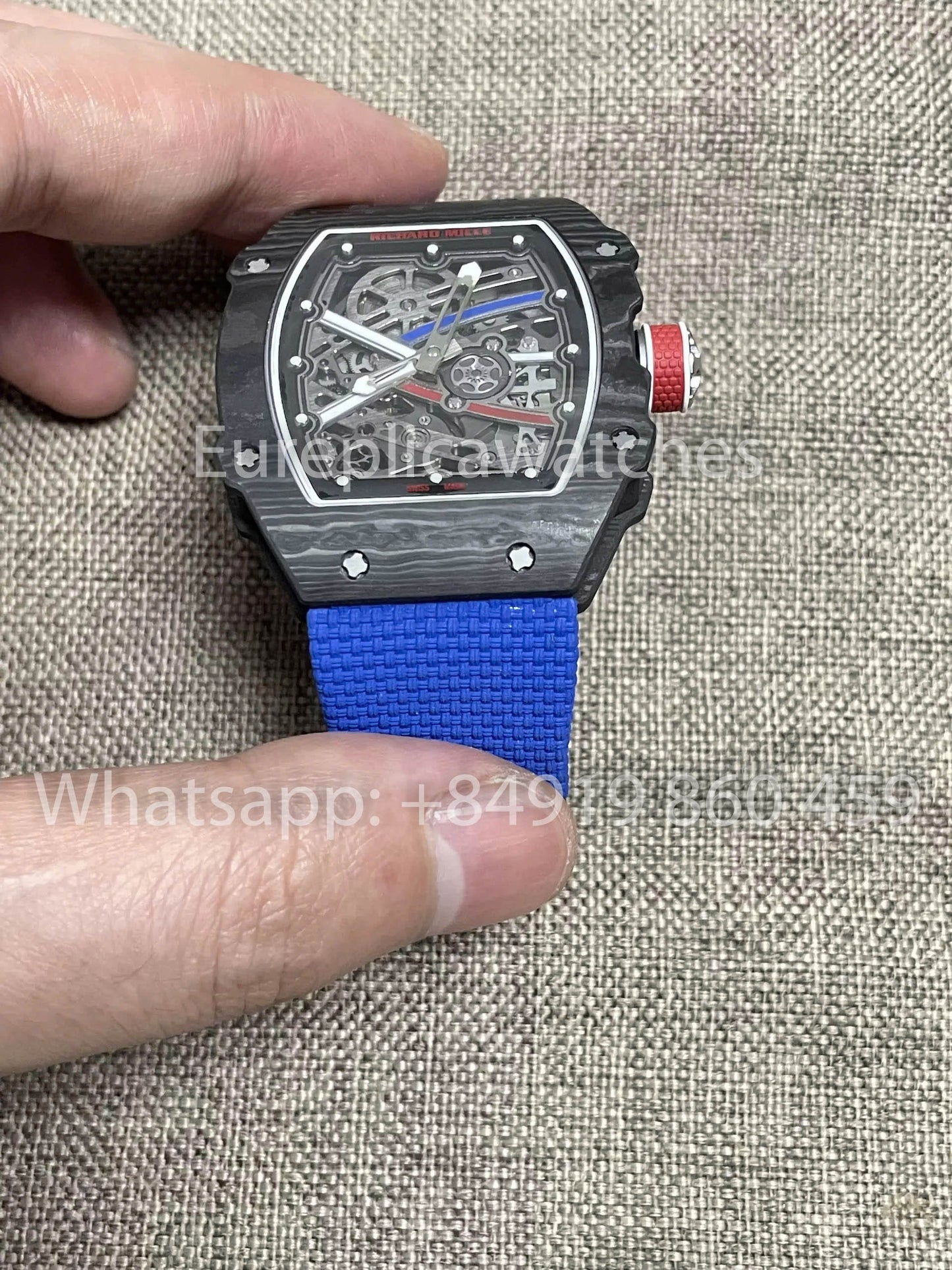 Replik Richard Mille RM67-02 Carbon NTPT Sébastien Ogier 1:1 Bester Klon V5