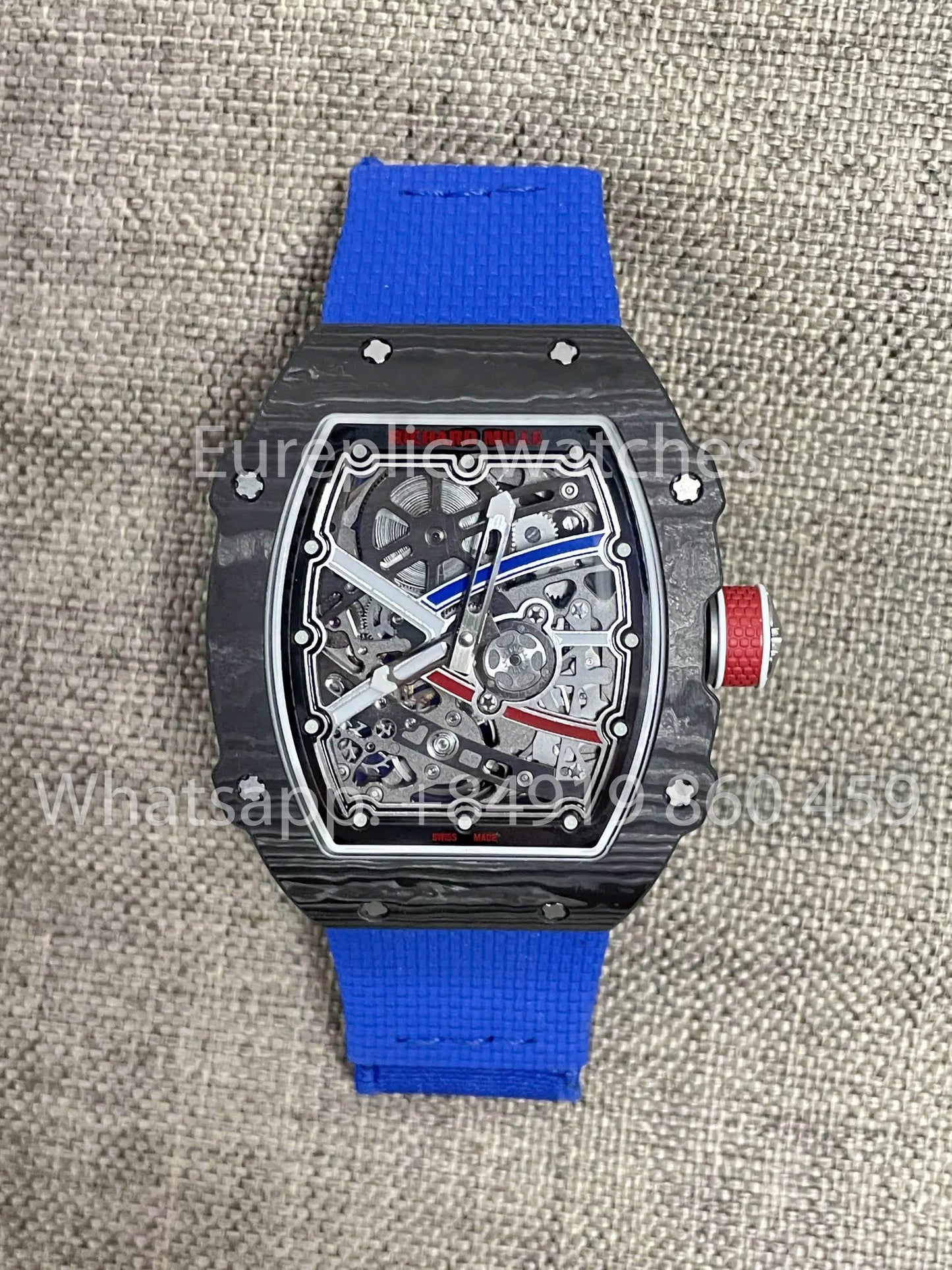 Replik Richard Mille RM67-02 Carbon NTPT Sébastien Ogier 1:1 Bester Klon V5
