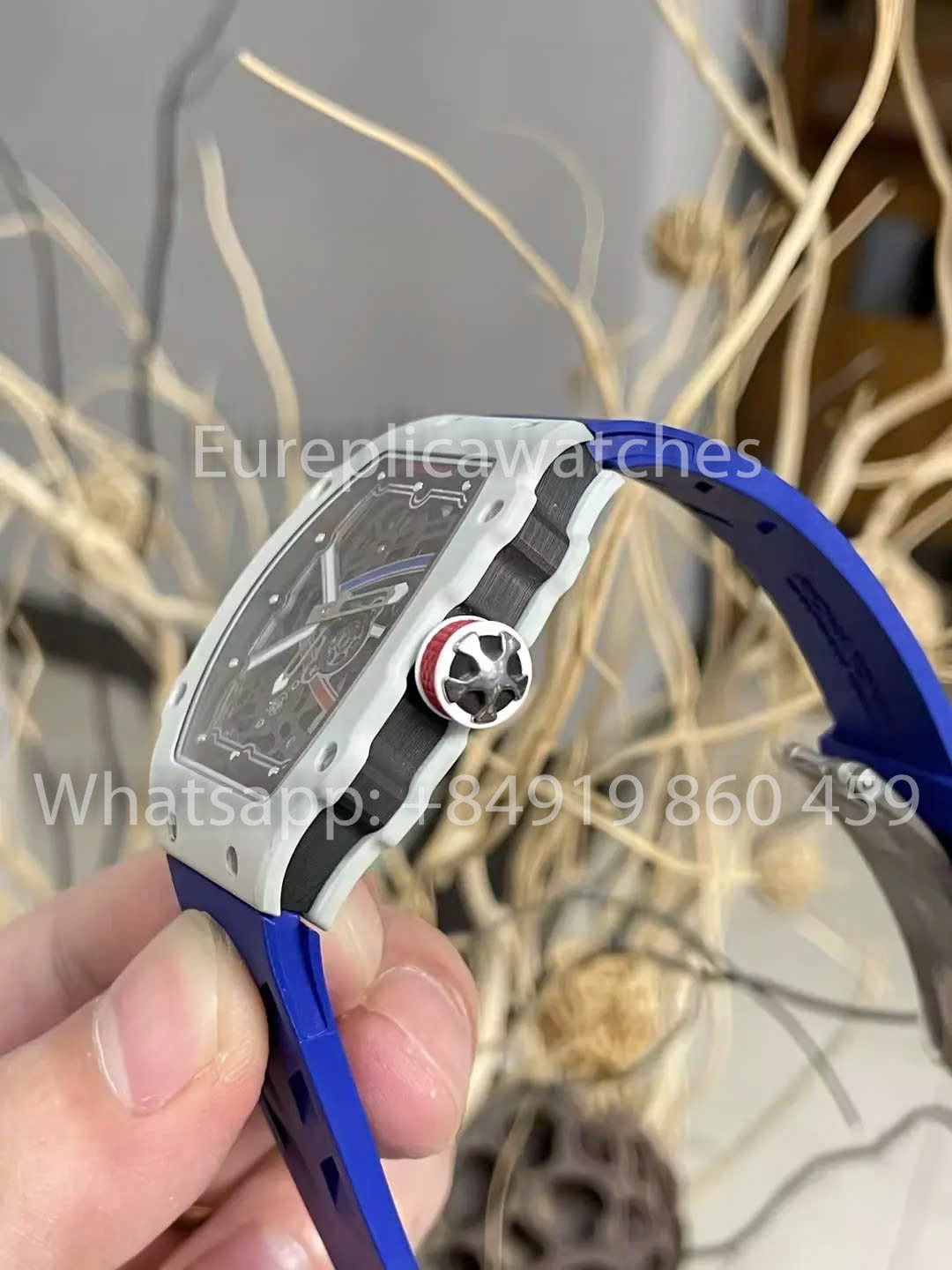 Réplique Richard Mille RM67-02 Blanc Carbone NTPT 1:1 Meilleur Clone V5 Version la plus récente