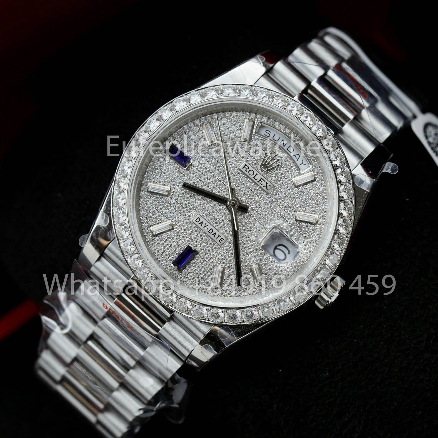 Rolex Day Date 40 228349RBR Pave Diamonds Dial 1:1 Best clone