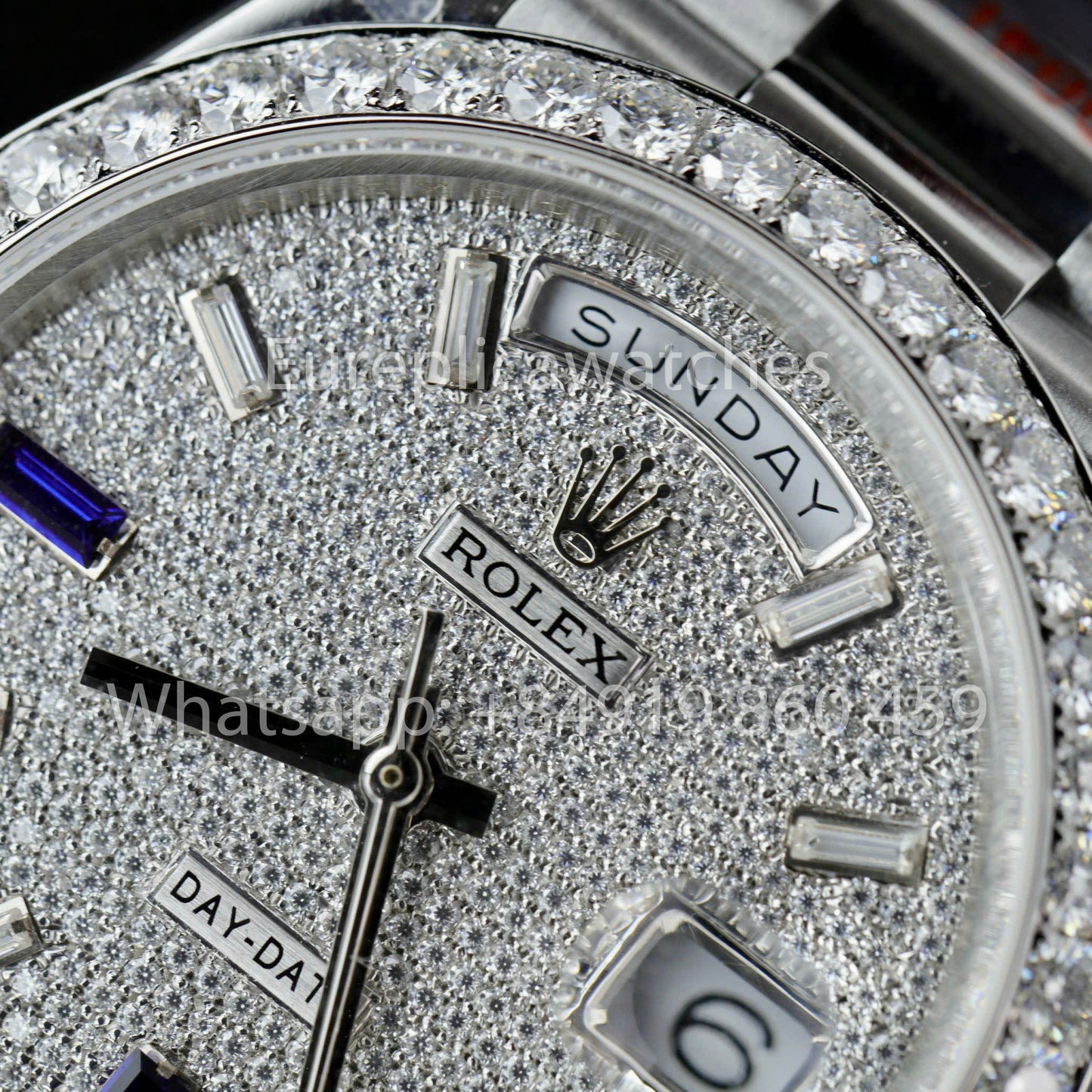 Rolex Day Date 40 228349RBR Pave Diamonds Dial 1:1 Best clone