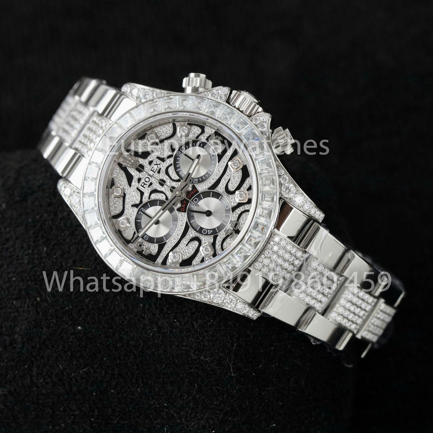 Rolex Daytona 116588TBR „Eye of the Tiger“ 1:1 Bester Klon Custom Moissanite