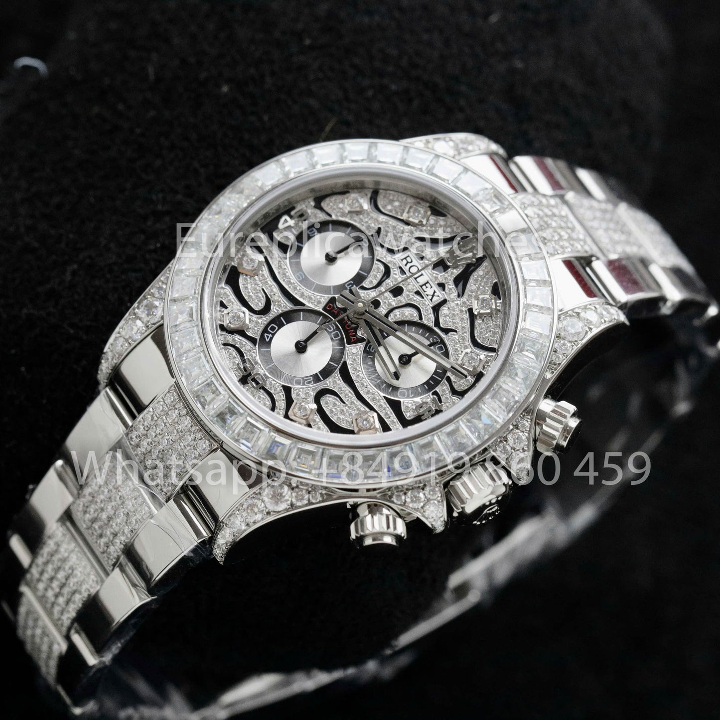Rolex Daytona 116588TBR „Eye of the Tiger“ 1:1 Bester Klon Custom Moissanite