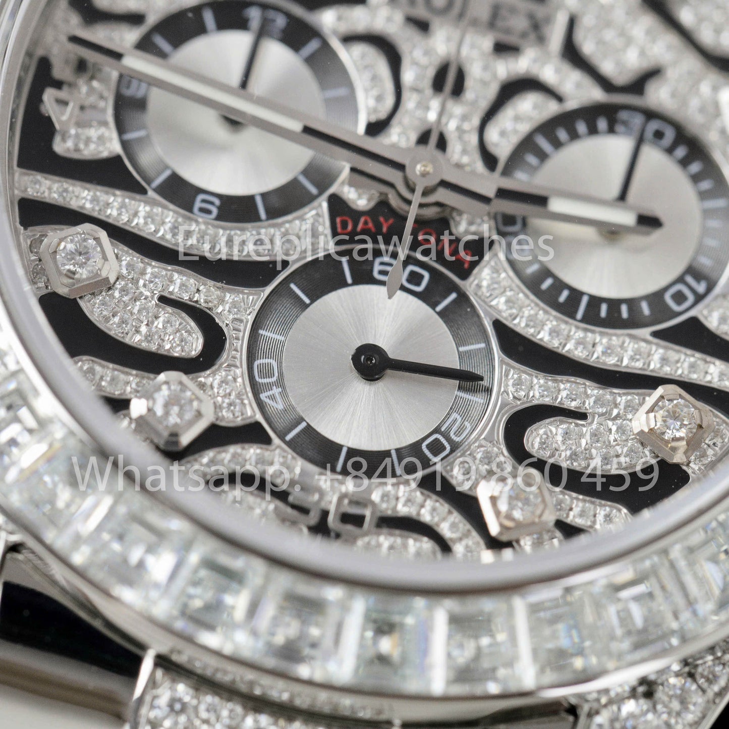 Rolex Daytona 116588TBR „Eye of the Tiger“ 1:1 Bester Klon Custom Moissanite