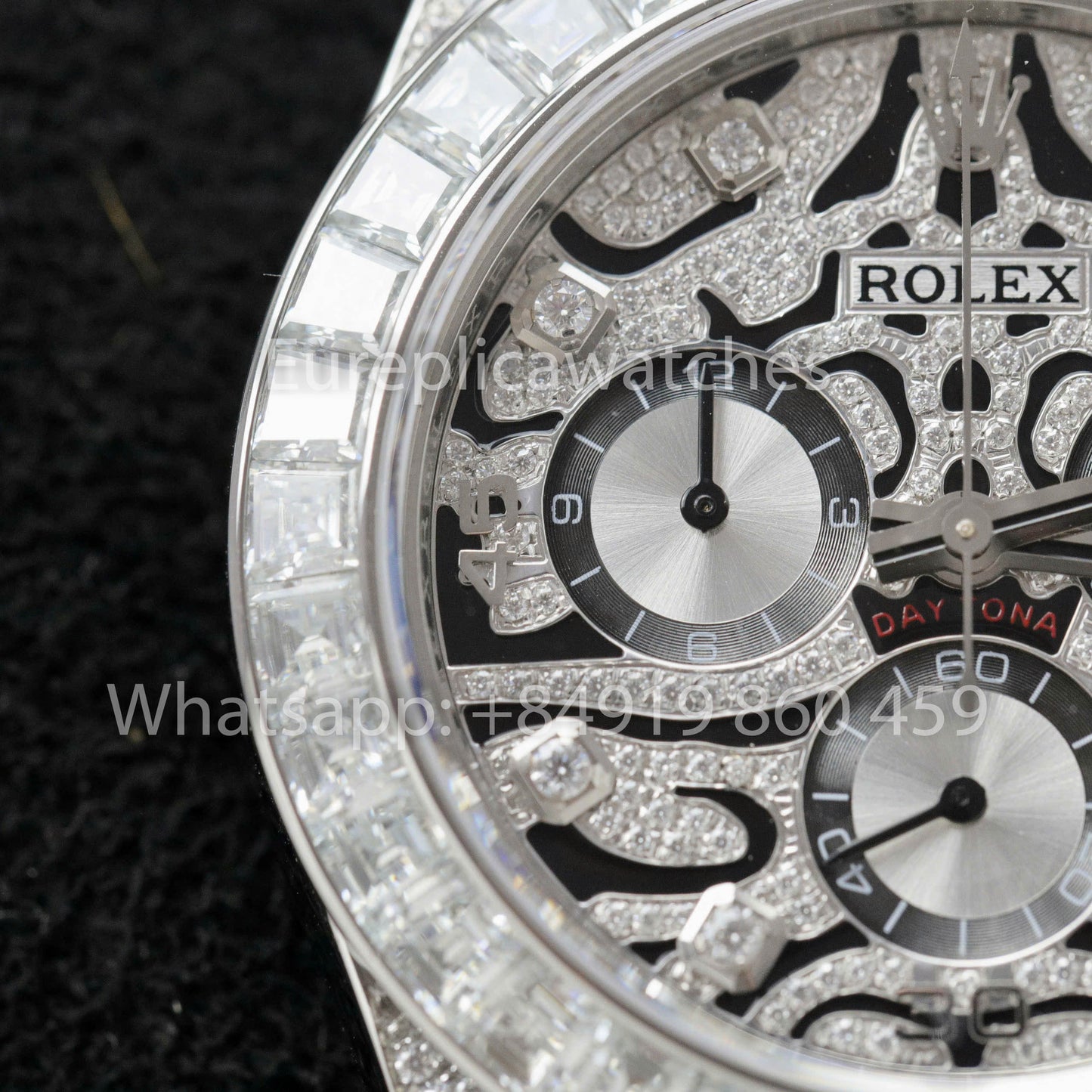 Rolex Daytona 116588TBR „Eye of the Tiger“ 1:1 Bester Klon Custom Moissanite