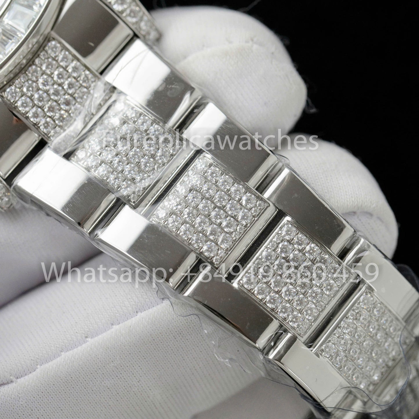 Rolex Daytona 116588TBR „Eye of the Tiger“ 1:1 Bester Klon Custom Moissanite