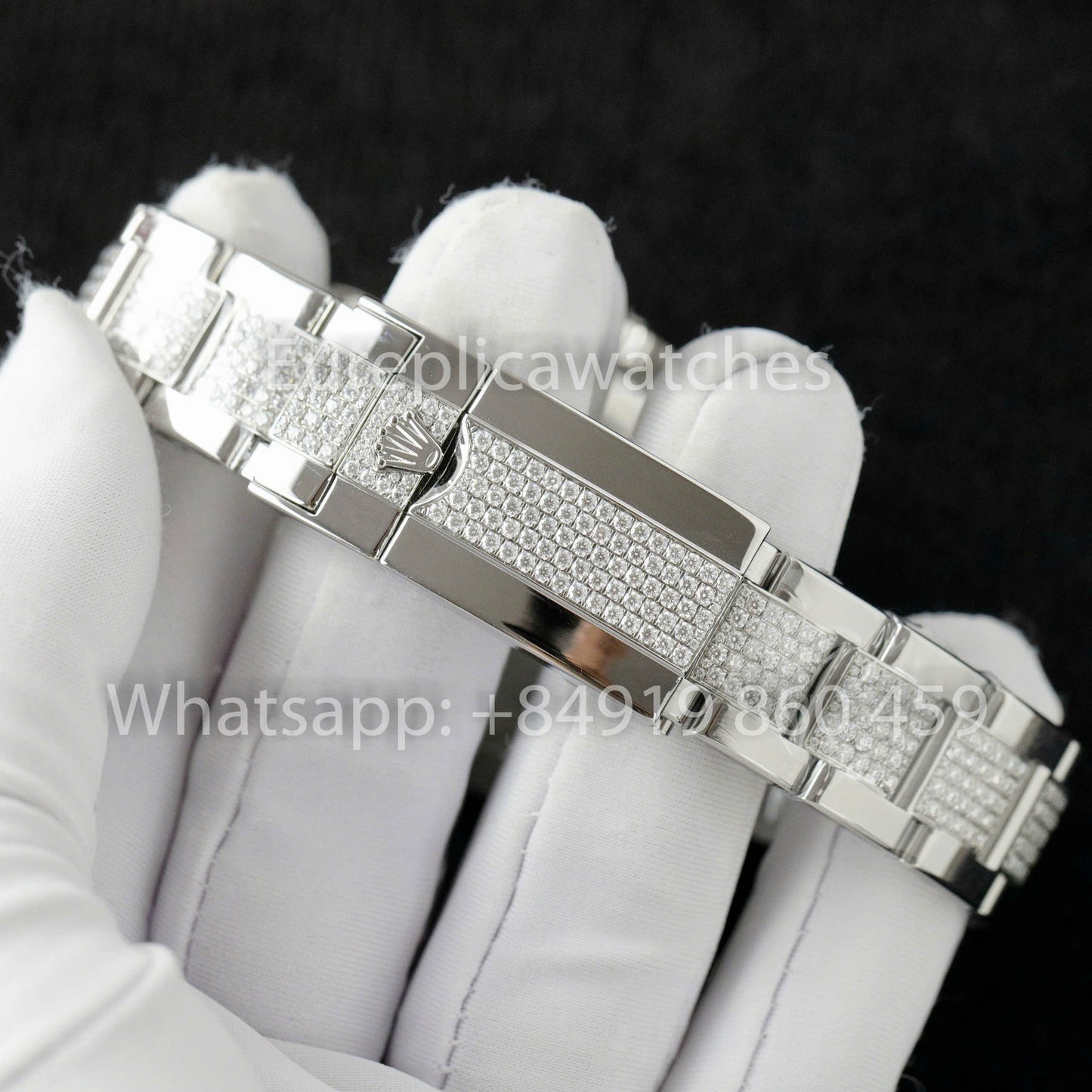 Rolex Daytona 116588TBR „Eye of the Tiger“ 1:1 Bester Klon Custom Moissanite