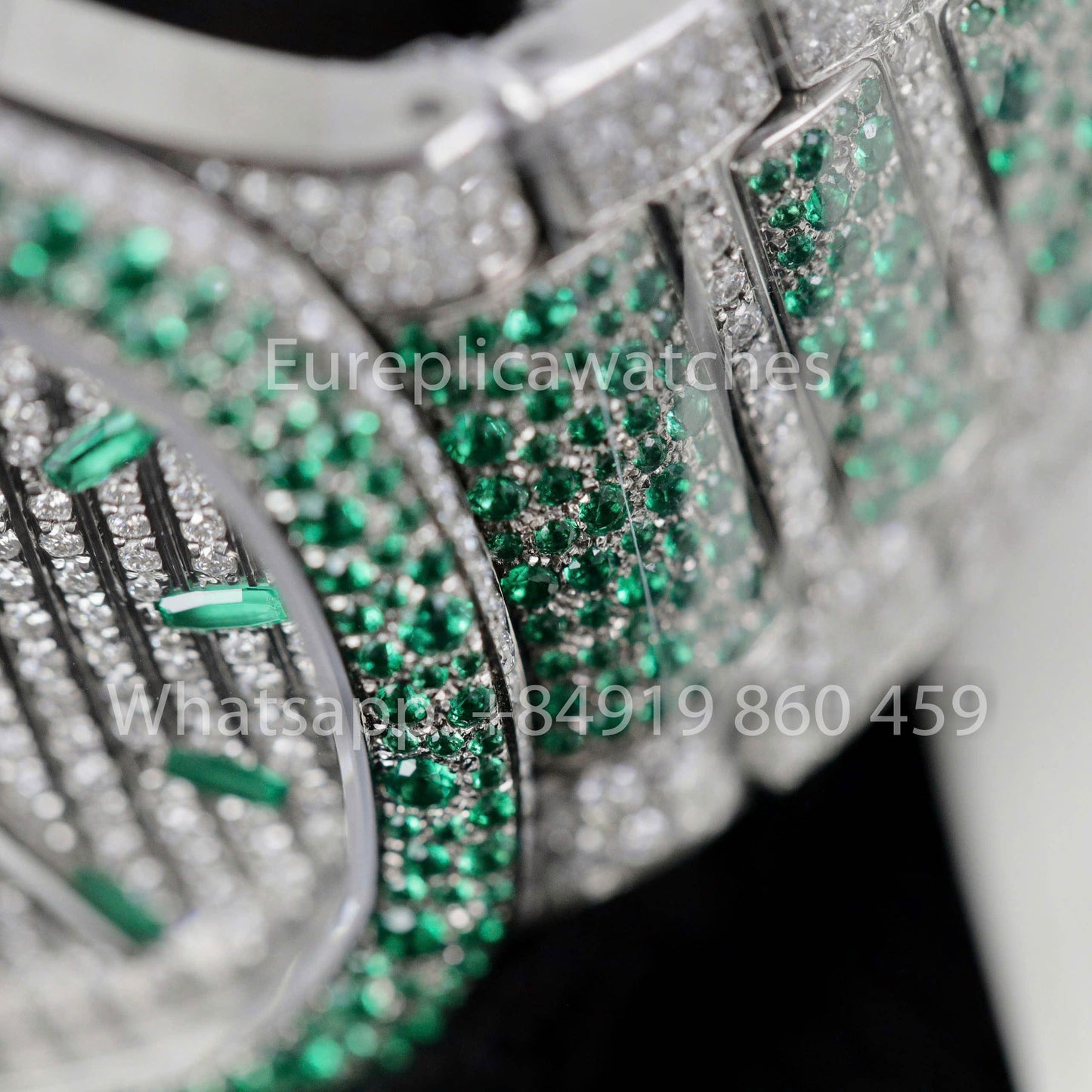 Patek Philippe Nautilus 7118 Full Iced Out – 1:1 bester Klon Rubin Saphir