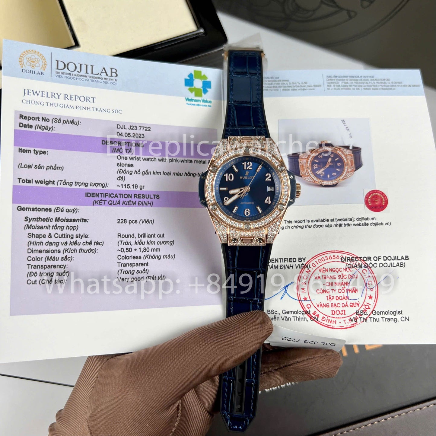 Hublot Big Bang 465.OX.7180.LR.1204 One Click 39 mm 1:1 Bester Klon Custom Watch