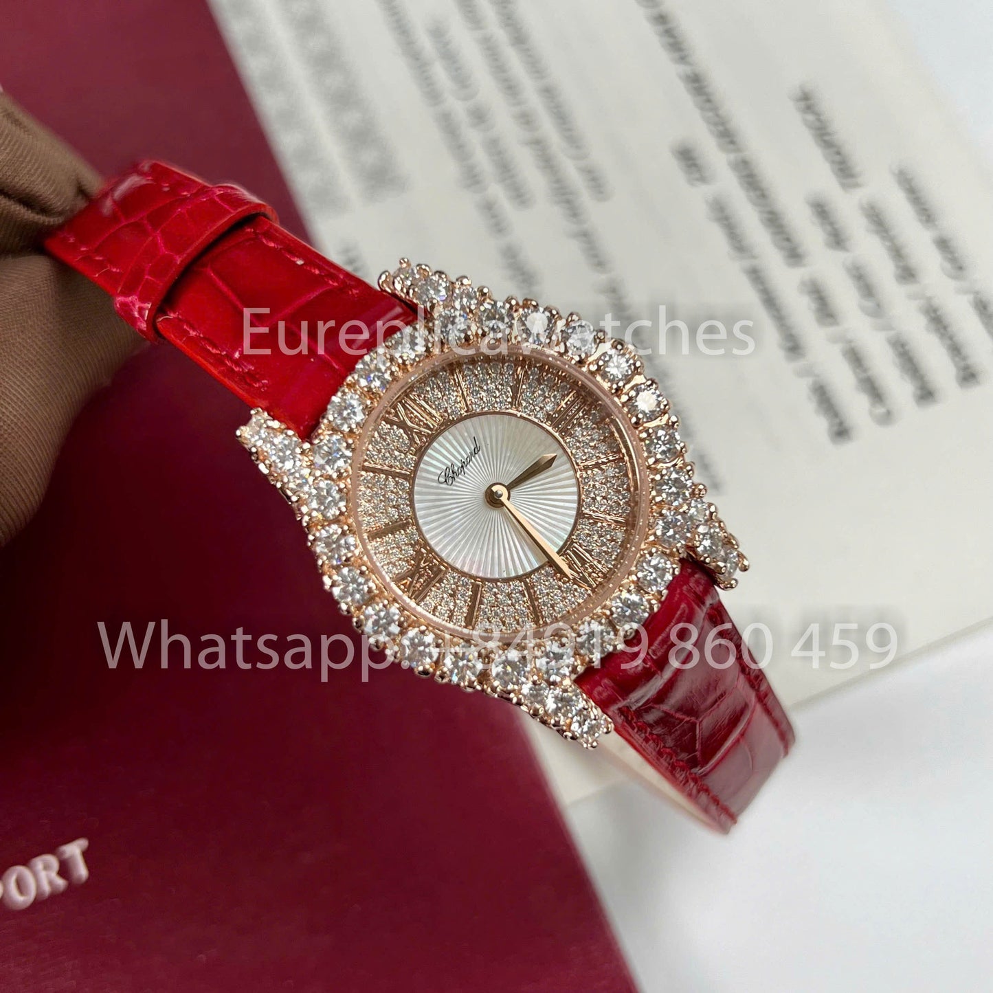 Chopard L'Heure du Diamant Rose Gold 1:1 Best Clone Custom Watch