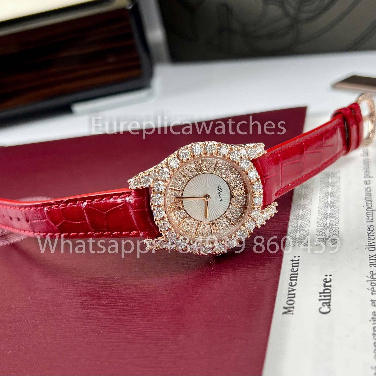 Chopard L'Heure du Diamant Rose Gold 1:1 Best Clone Custom Watch