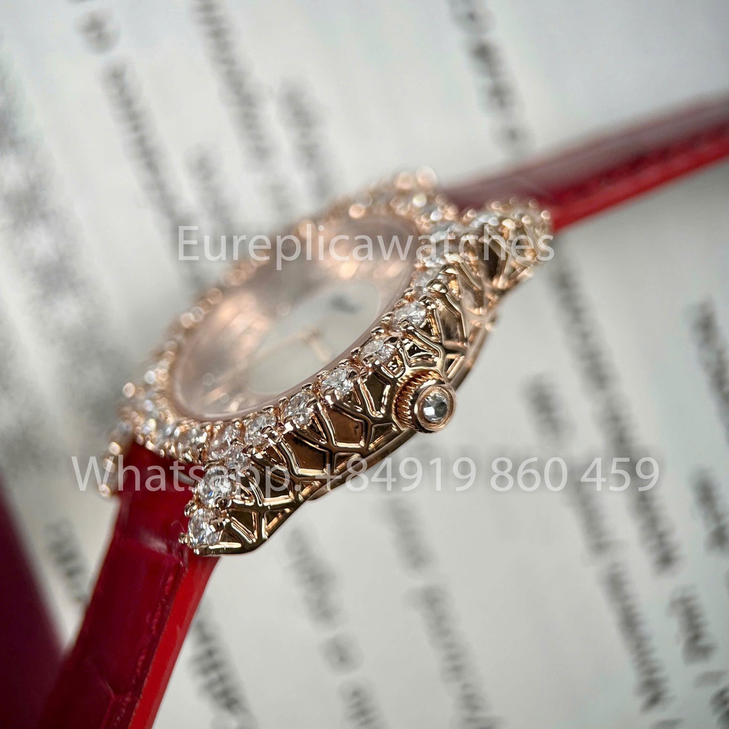 Chopard L'Heure du Diamant Rose Gold 1:1 Best Clone Custom Watch