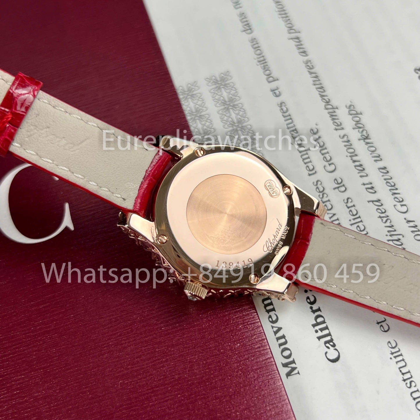 Chopard L'Heure du Diamant Rose Gold 1:1 Best Clone Custom Watch
