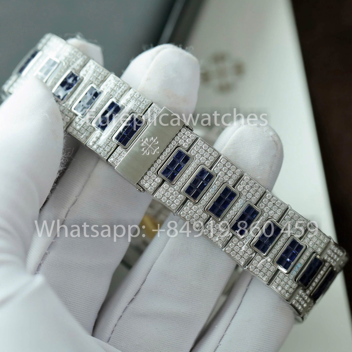 Patek Philippe Nautilus 5719/11G Weißgold 1:1 Best Clone Custom Watch