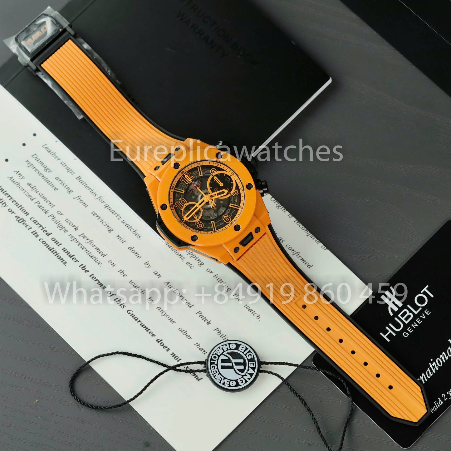 Hubot Big Bang Unico Orange Ceramic 441.CU.5910.RX BBF Factory 1:1 Best Clone