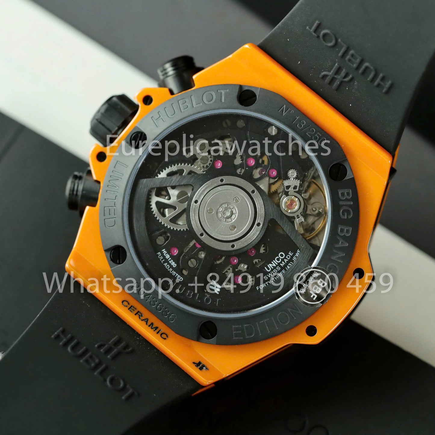 Hubot Big Bang Unico Orange Ceramic 441.CU.5910.RX BBF Factory 1:1 Best Clone