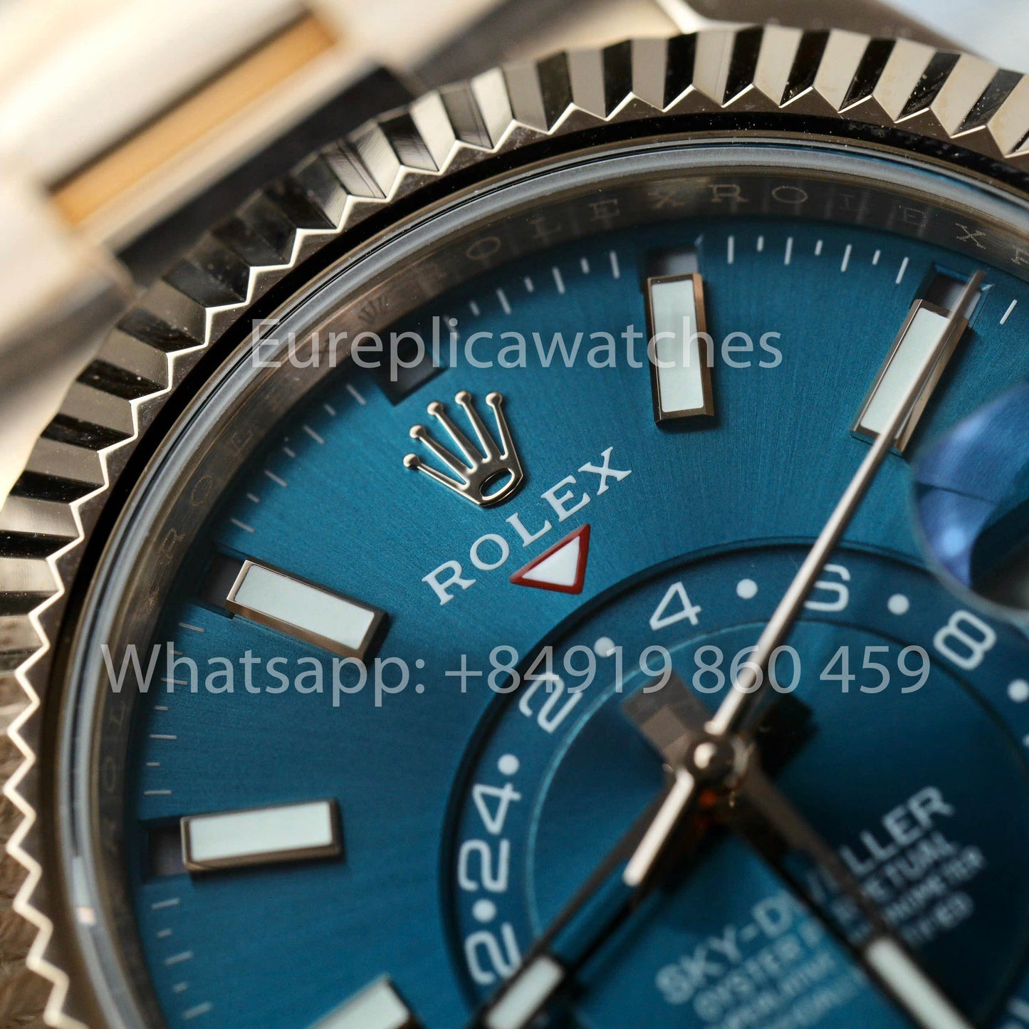 Rolex Sky Dweller M336935-0001 Everose gold V2  1:1 Best Clone Custom Gold plated