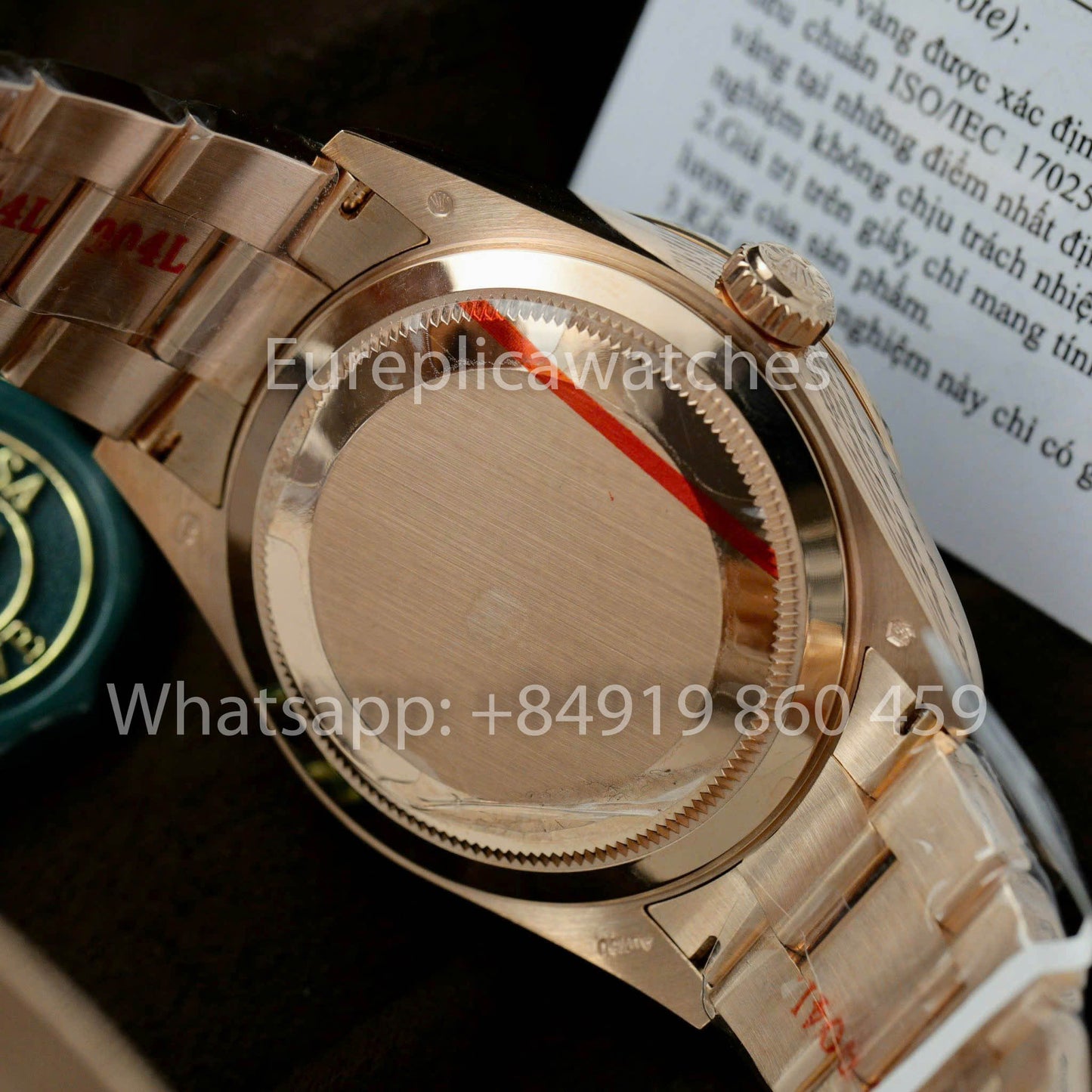 Rolex Sky Dweller M336935-0001 Everose gold V2  1:1 Best Clone Custom Gold plated