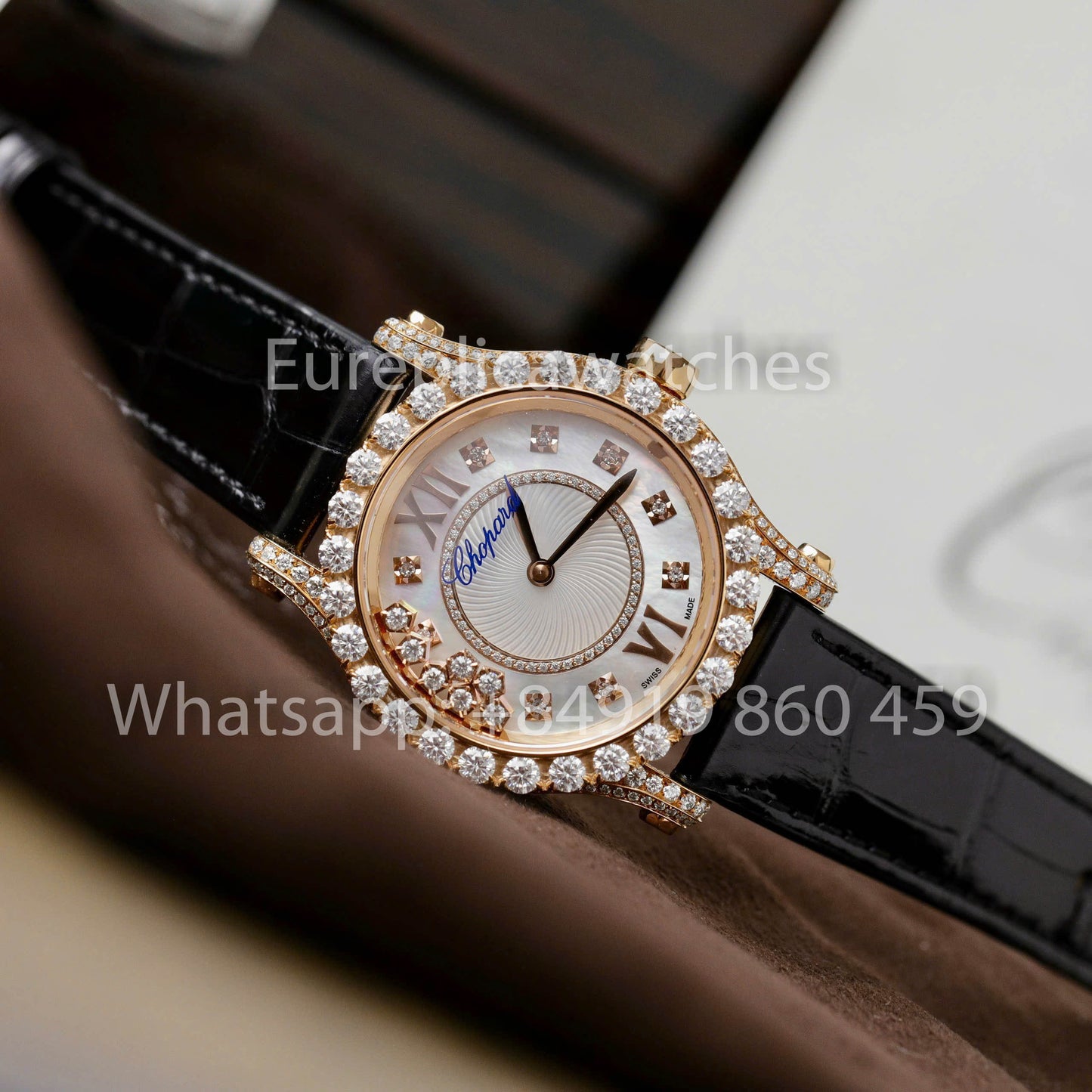 Chopard Happy Sport 274809-5001 Joaillerie 1:1 Best Clone Custom Moissanit und Gold