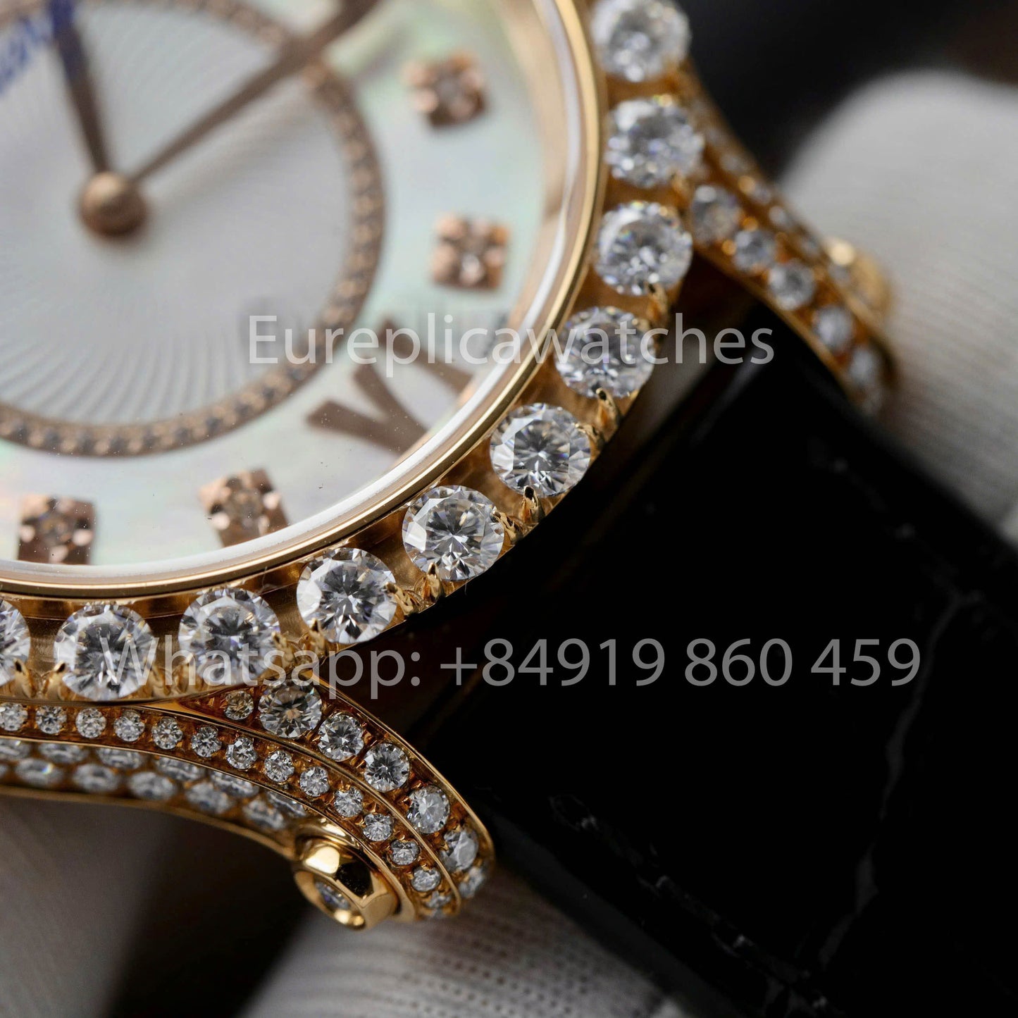 Chopard Happy Sport 274809-5001 Joaillerie 1:1 Best Clone Custom Moissanit und Gold