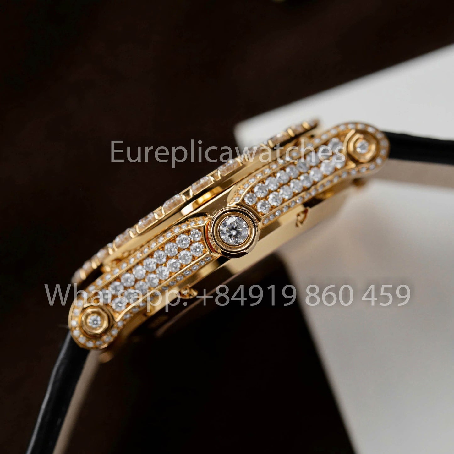 Chopard Happy Sport 274809-5001 Joaillerie 1:1 Best Clone Custom Moissanit und Gold