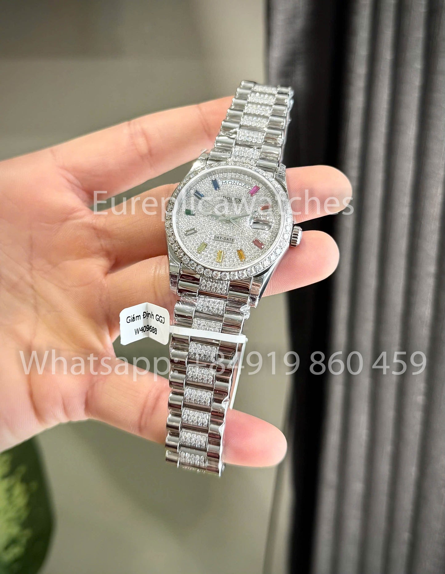 Rolex Day-Date 36 Ref: m128349rbr-0012 1:1 Best Clone QF Factory Custom Watch